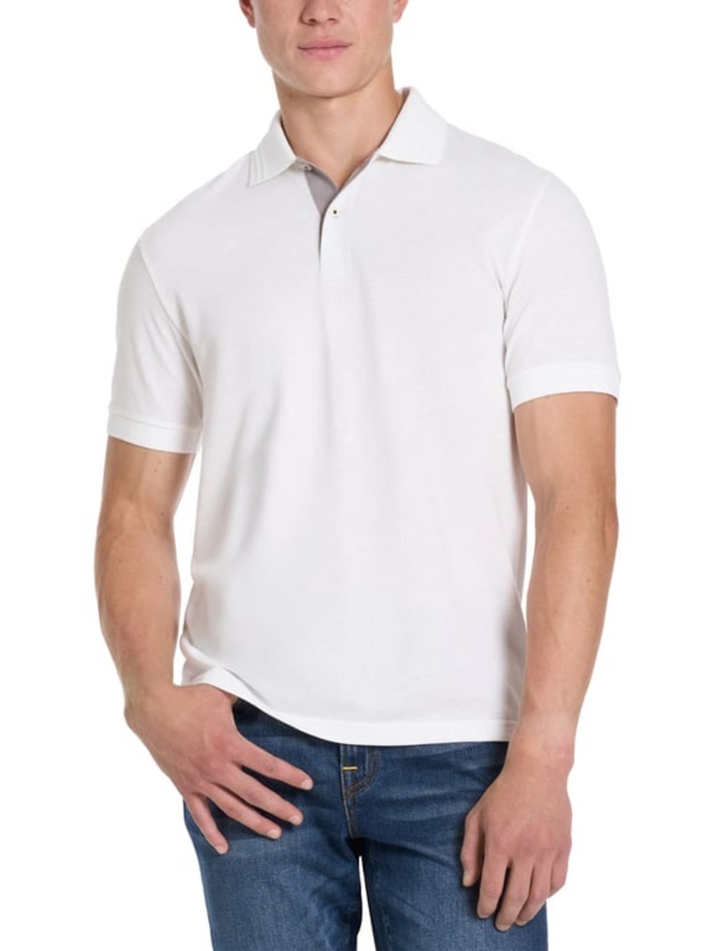 Scotch & Soda Men's Jacquard Polo shirt White XXL